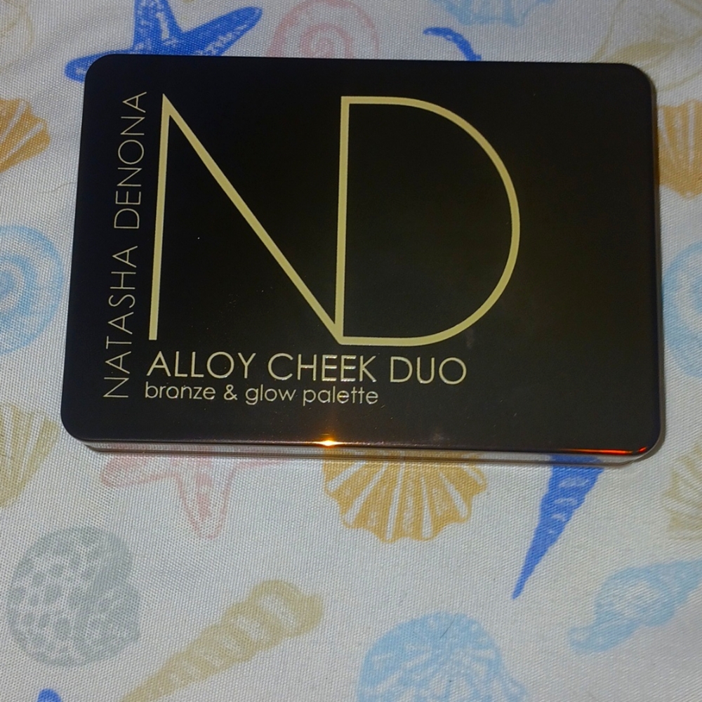 Natasha Denona Alloy Cheek Duo Bronze & Glow Palette BNIB